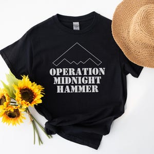 Midnight Hammer B2 USA Military T-Shirt Stealth Bomber Shirt USA Air Force Retro Shirt Patriotic Veteran Gift American Flag Military Shirts