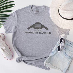 Operation Midnight Hammer Shirt B2 Stealth Bomber T-Shirt USA Air Force Retro Shirt Patriotic Veteran Gift American Flag Military Shirts
