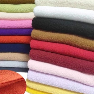Sherpa Fleece Fabric, Warm Lamb Wool Fabric, Sherpa Fabric, Lamb Faux Fur, Winter Fabric, Blanket Sherpa, By The Half Yard