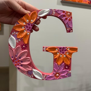 Letras pintadas a mano personalizadas