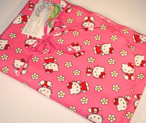 hello kitty receiving blankets