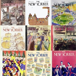 Complete Vintage New Yorker Covers Archive (1925–1999) | 75 Years of Timeless Art | Instant Download