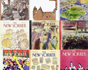 Complete Vintage New Yorker Covers Archive (1925–1999) | 75 Years of Timeless Art | Instant Download