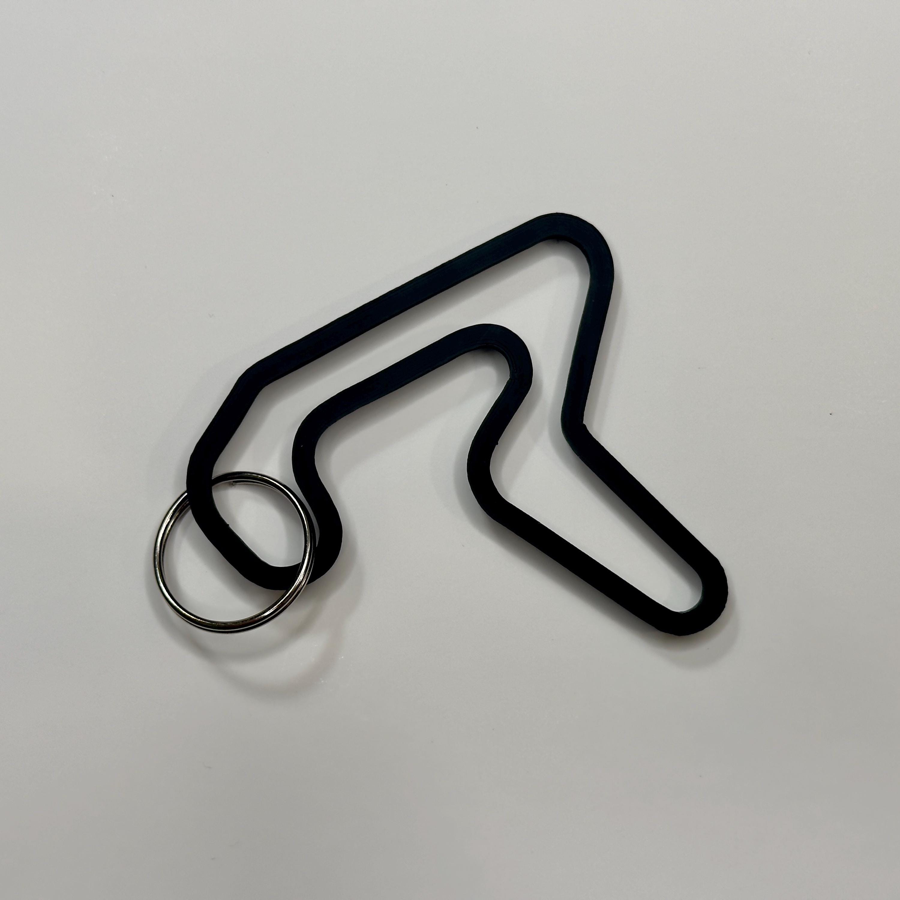Track Key Ring Clubsport Edition - Kart Track Map Keyring - Various Layouts Available ...