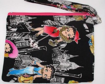Betty Boop  Wristlet / Pouch  Adorable Vintage