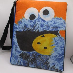 Bolso de mano o cartera de tela de Barrio Sésamo Jim Henson PBS Vintage