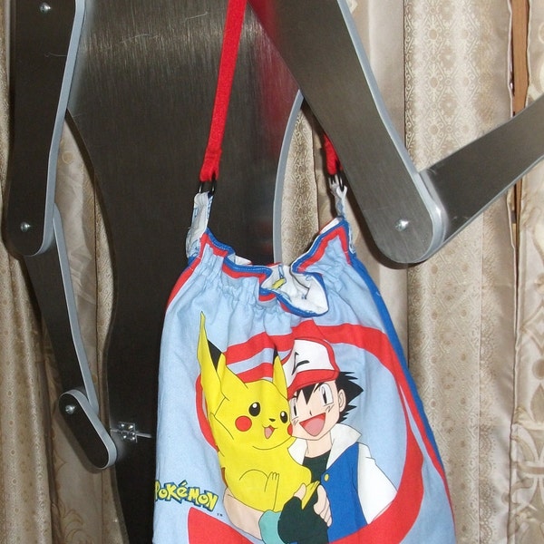 Pokemon--Pikachu Shoulder Bag / Tote  OOAK  Nintendo