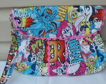 My Little Pony Comic  Retro Clutch Bag   Wristlet