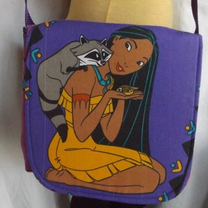 Pocahontas  Messenger Bag  / Hip Bag  Medium Size Crossbody  Disney