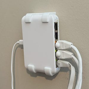 UniFi Flex Mini Wall Mount USW-Flex-Mini | Wandhalterung 3D-Druck | Netzwerk | Swiss Made