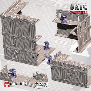 UKTC Cathedral Ruins – Modular Gothic Building Set