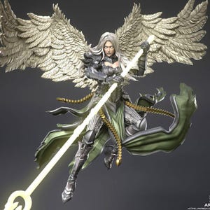 Hope Angel Fantasy Model (Demon Optional) 50mm 75mm 100mm 150mm {By 3DArtGuy}