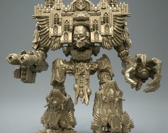 The Walking Cathedral – Modular Weapons & Multiple Sizes {By 3dArtGuy}