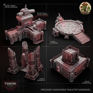 Tarkon Kommando Gelände Set - Sci Fi Komplette Streuung oder Einzelteile