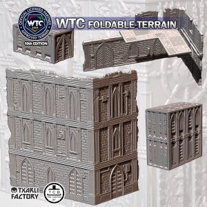 WTC Official Cathedral Foldable Terrain Full Tournament READY Sets / Pieces - Official {TxarliFactory} Set (10th Edition)