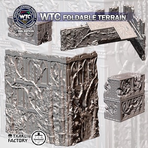 WTC Official ’Nids Foldable Terrain Full Tournament READY Sets / Pieces - Official {TxarliFactory} Set (10th Edition)