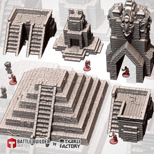 City in the Jungle – Ancient Ruins Terrain Set