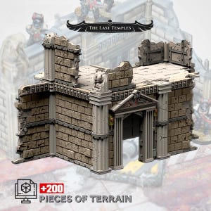 The Last Temples Modular Gothic Ruins Terrain {By TxarliFactory}