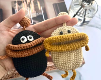 Crochet Car Key Cover | Cute Key Pouch | Unique Key Holder Bag | Adorable Car Accessory