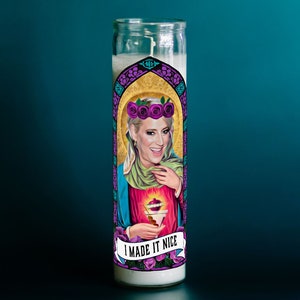 Our Lady of Making it Nice Prayer Candle