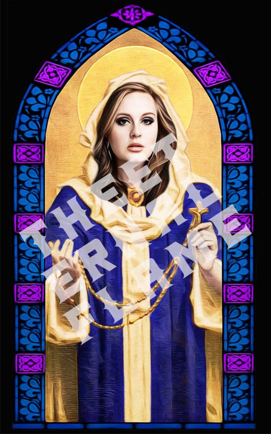 Saint Adele Prayer Candle Etsy