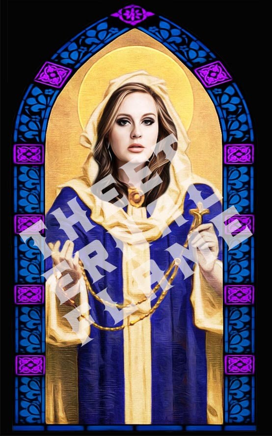 Saint Adele Prayer Candle Etsy