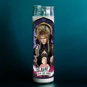 Saint Jareth the Goblin King Prayer Candle