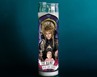 Saint Jareth the Goblin King Prayer Candle