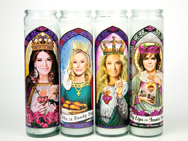 Our Lady of Diamonds and Rose Prayer Candle image 4