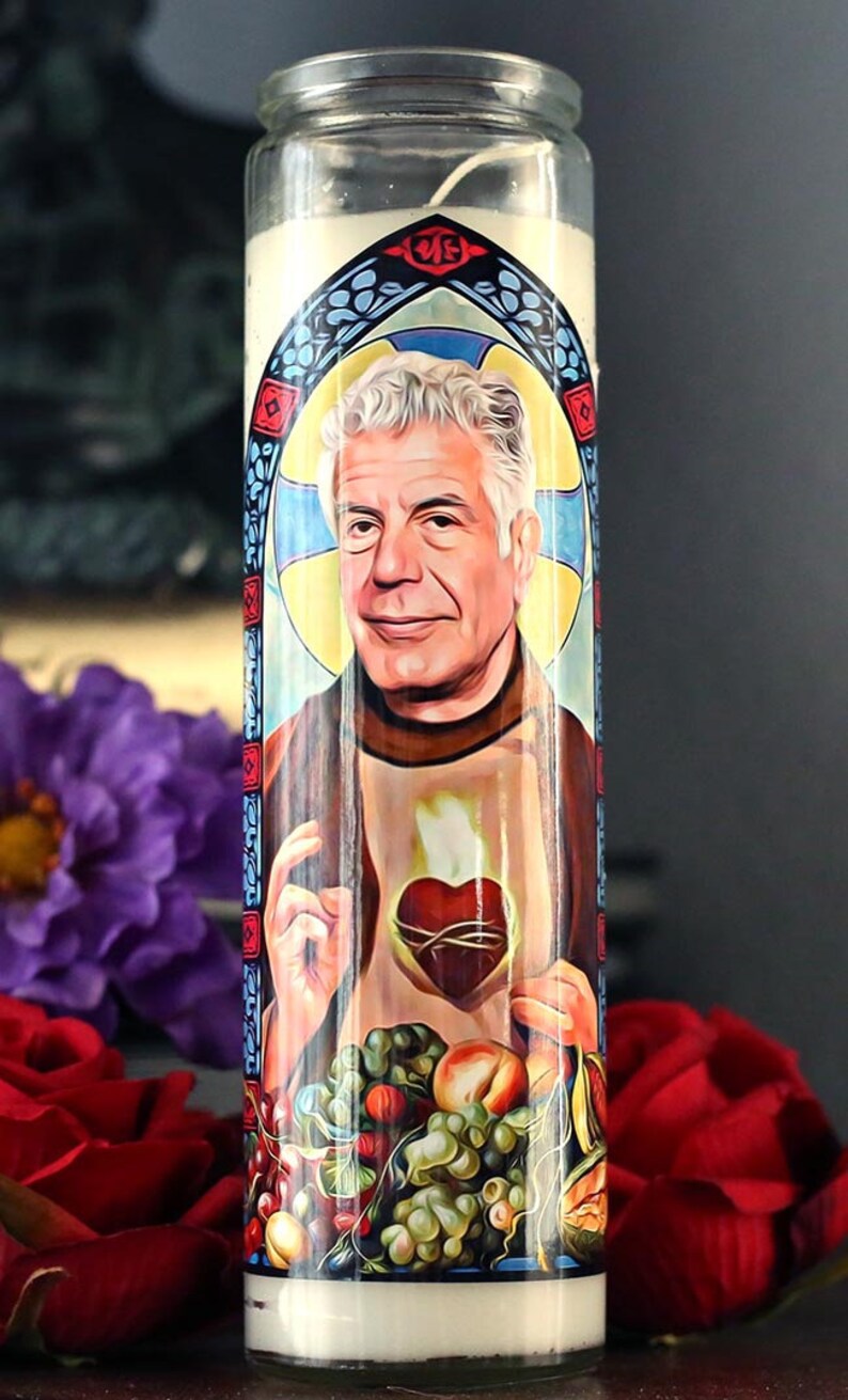Patron Saint of Food and Life Prayer Candle Parody Art Etsy