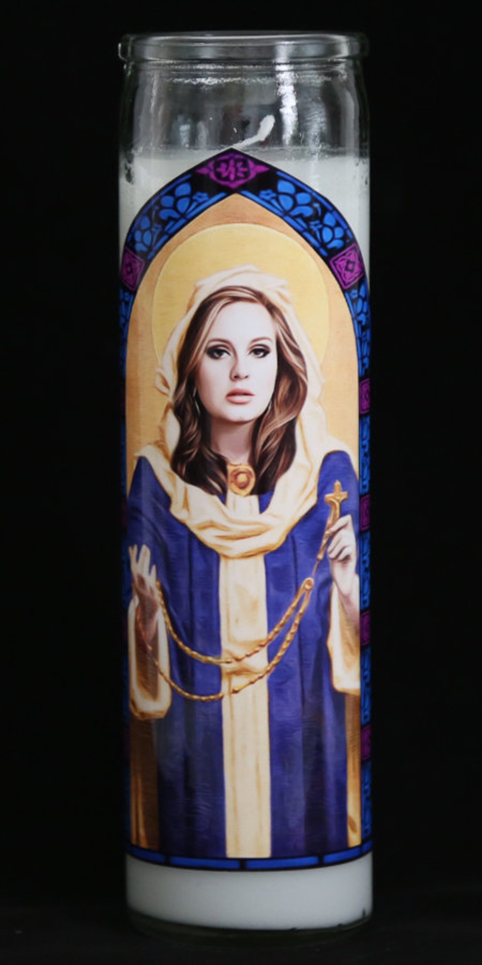 Saint Adele Prayer Candle Etsy