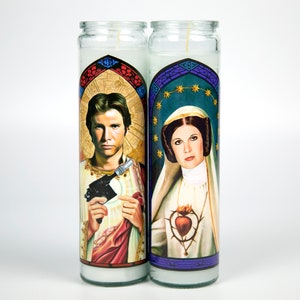 Saints Han and Leia Prayer Candle Set