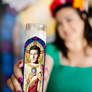 Saint Jake Peralta Prayer Candle image 3