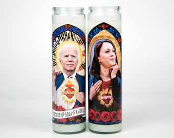 Saint Biden and Kamala Prayer Candle Set