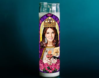 Our Lady of Diamonds and Rose Prayer Candle