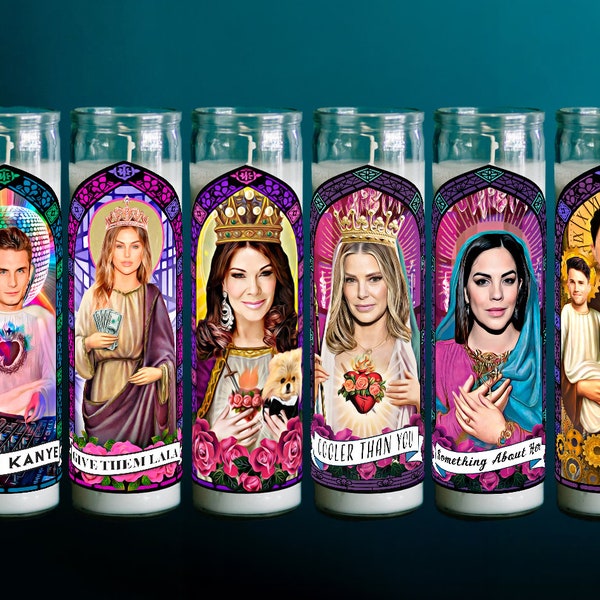 Saints of Vanderpump Rules Prayer Candle Set