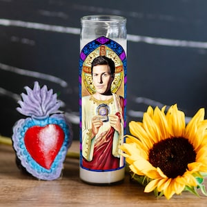 Saint Jake Peralta Prayer Candle image 4