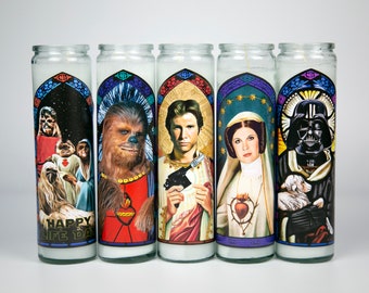 Patron Saints of the Rebellion Prayer Candle Set with Life Day