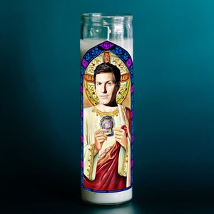 Saint Jake Peralta Prayer Candle image 1