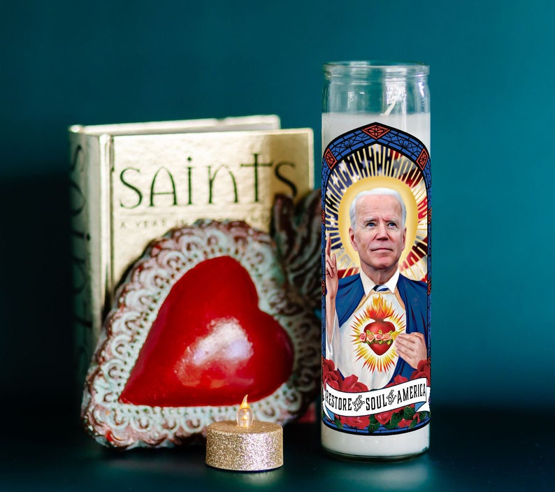 Saint Biden and Kamala Prayer Candle Set image 2