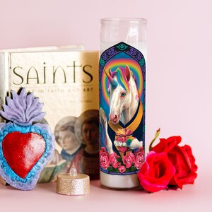 Vela de oración del Santo del Unicornio imagen 4