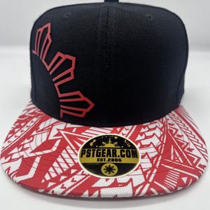Philippines Filipino Tribal Brim islands Design Rising Sun Rare snapback Hat