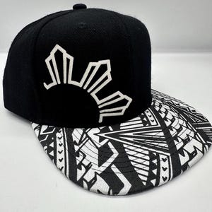 Philippines Filipino Tribal Brim islands Puff Stitched Rising Sun Rare snapback Hat