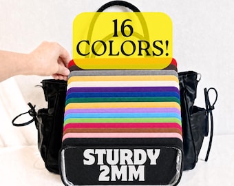 Ita Bag Insert, Pin Display Sheet, personalisierte Inserts Board, schwarz, 16 Farben, Zierleiste für jede Ita Bag, robust 2 mm, benutzerdefinierte Filzpin Sheet