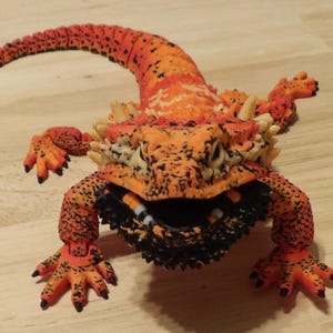 Articulated Bearded Dragon 3D Printed - Free gift with every purchase