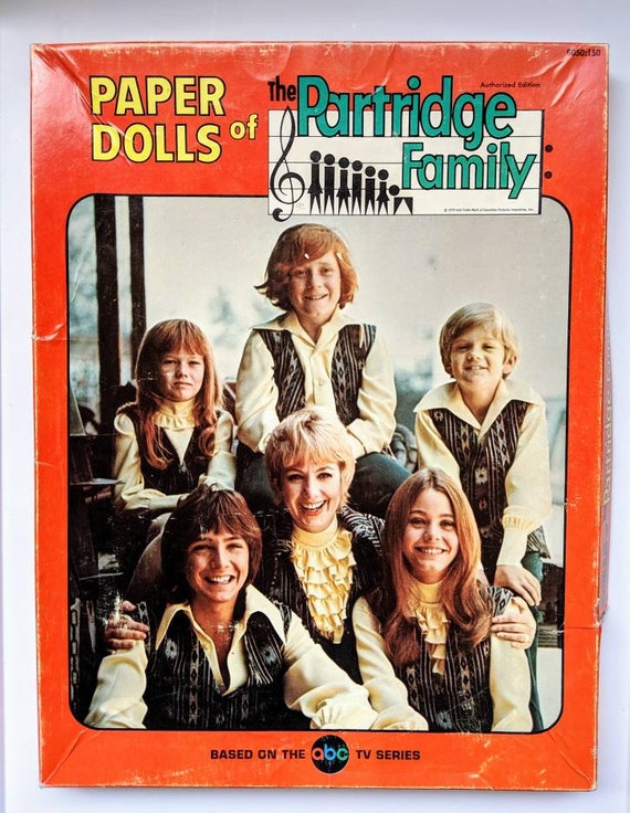 partridge family paper dolls