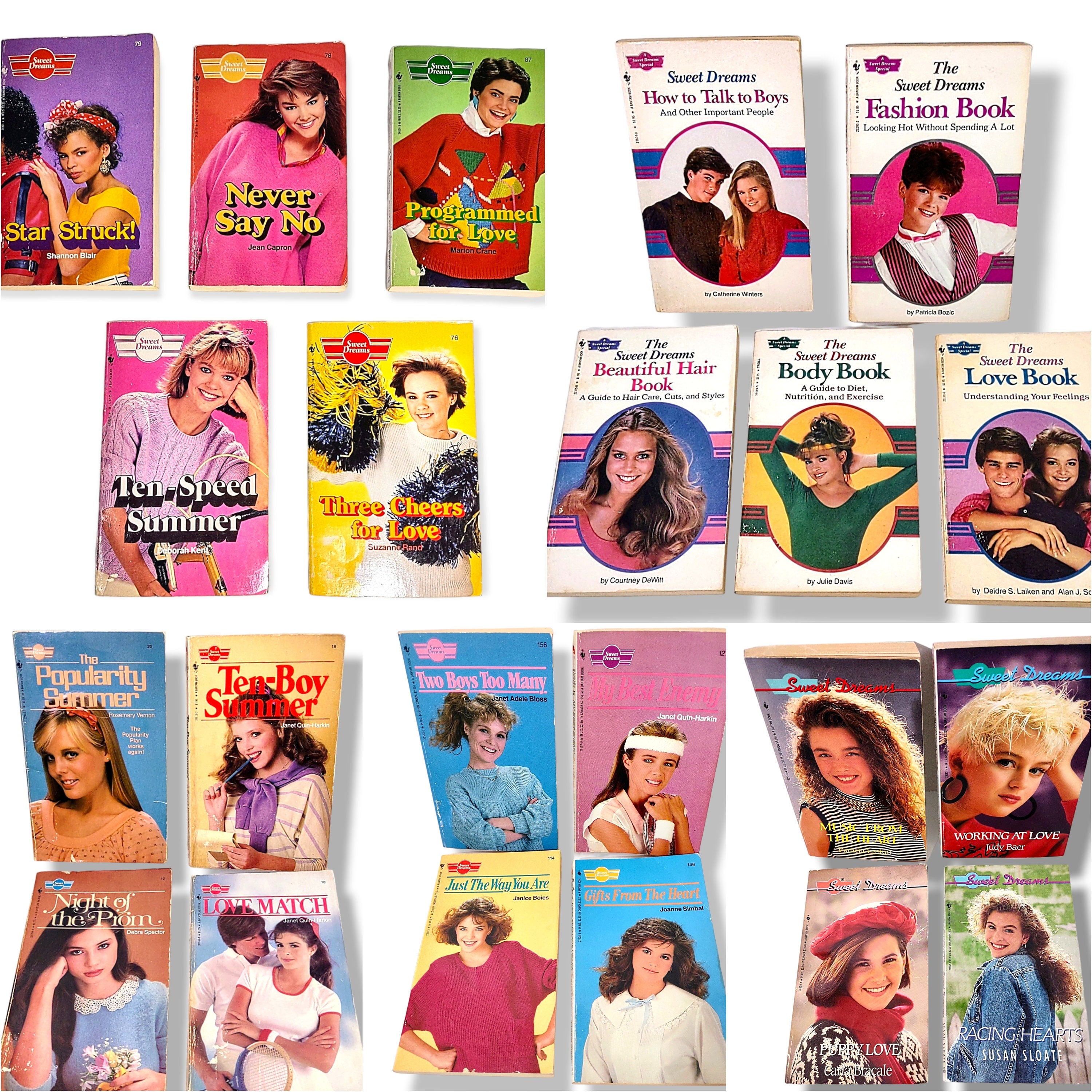 Vintage Paperback Book Lot 22 Pc Ya Romance Sweet Dreams - Etsy