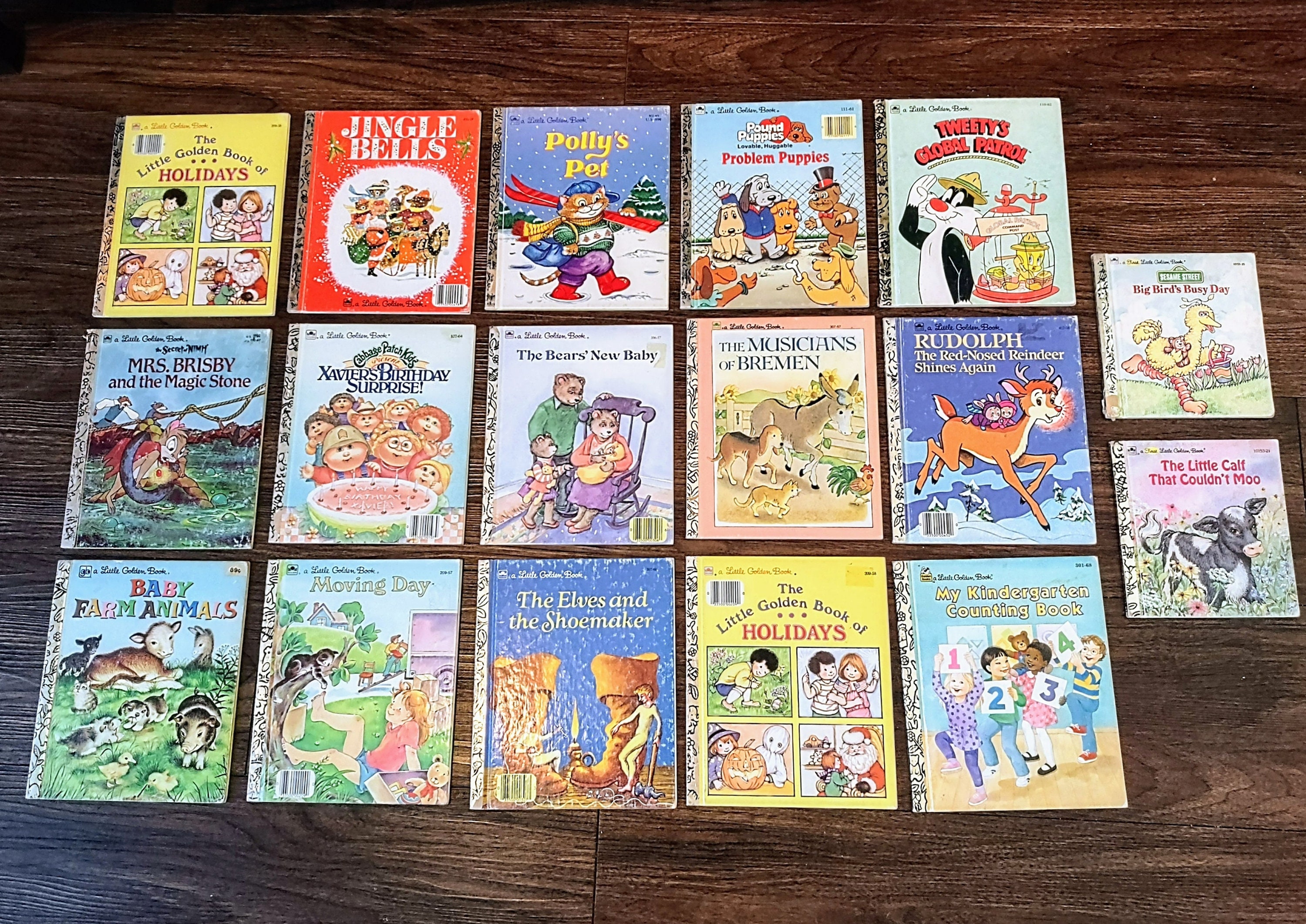 Vintage Little Golden Books 1980s Collection Lot of 17 Etsy