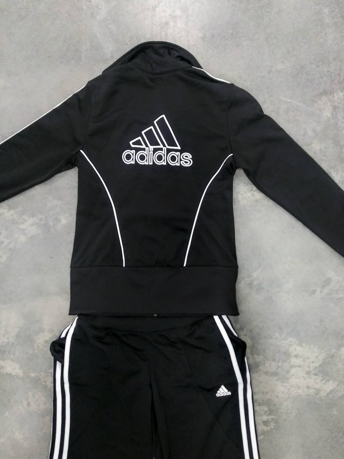 Adidas 1990s Vintage Tracksuit. Black and White Five Pockets | Etsy
