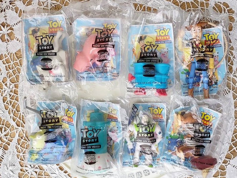 Vintage Burger King Toy Story Complete Set Kids Meal Original Etsy